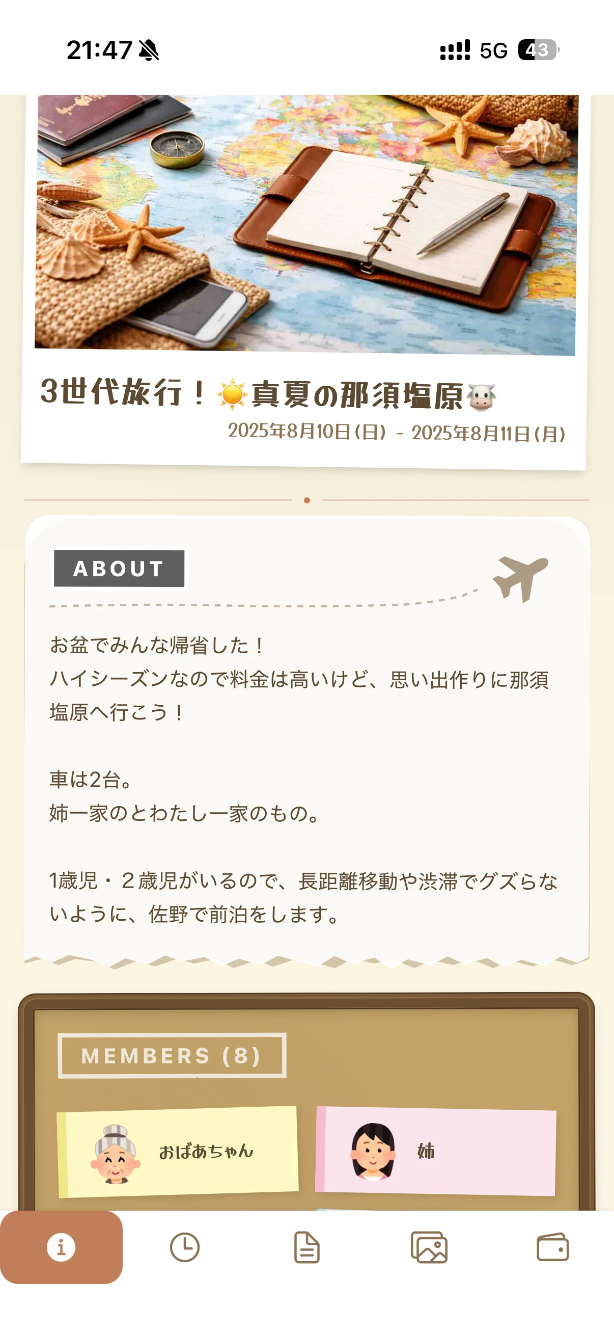 3世代旅行！☀️真夏の那須塩原🐮